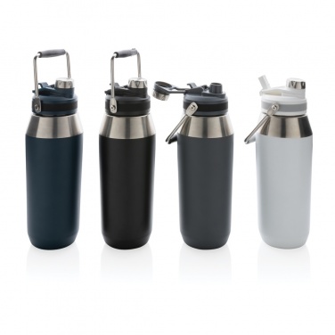 Logotrade promotional giveaway image of: Vacuum stainless steel dual function lid bottle 1L